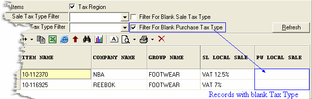 SetItemTaxes-GridMode_FilterBlank
