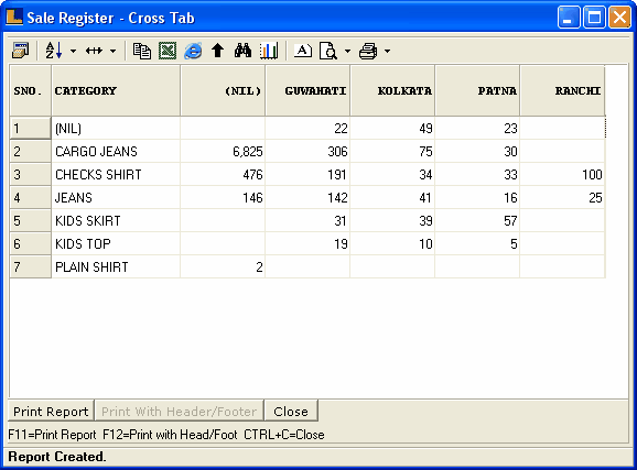 SaleRegisterCrossTab-CityItemRepView