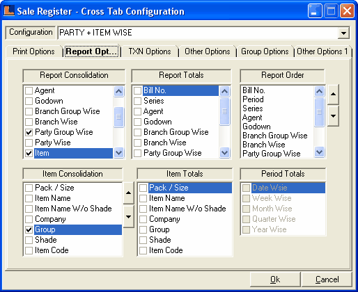 SaleRegisterCrossTab-PartyItemRepOpt
