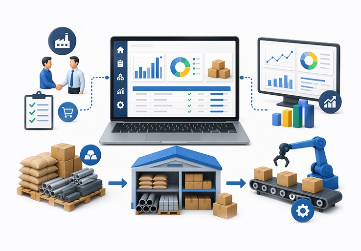 LOGIC ERP Raw Material Management Software