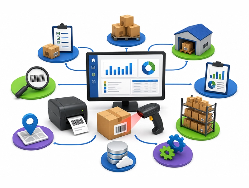 Barcode Inventory Management ERP Software