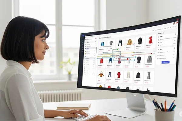 Garment retail ERP software with e-commerce integration
