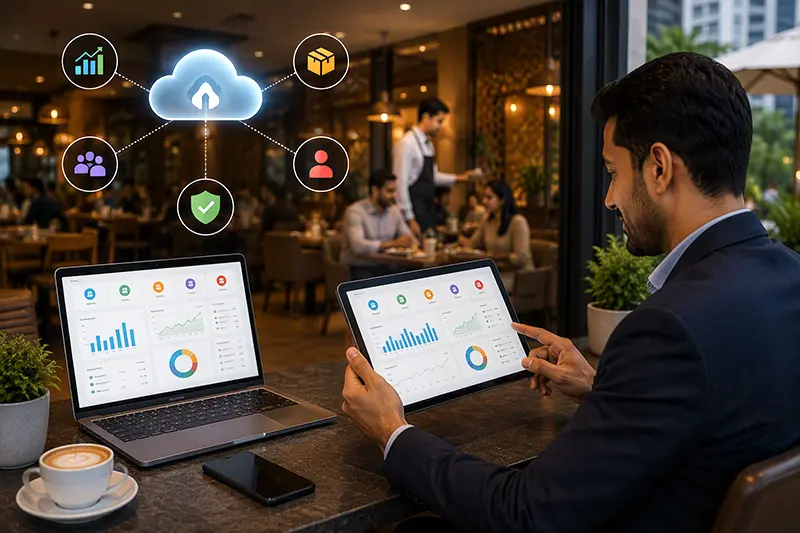Restaurant POS Benefit - Remote Control with Cloud Access