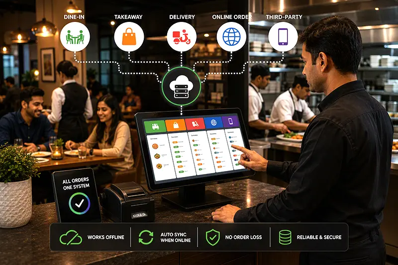 Restaurant POS Benefit - Omnichannel Order Management