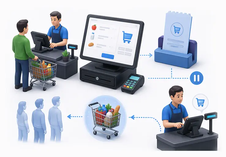 Park Tickets and Hold Sales in Modern POS Systems