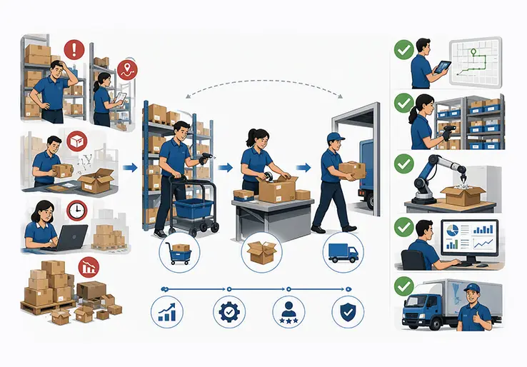 Pick Pack and Ship Challenges in Warehouse Management and How to Solve Them