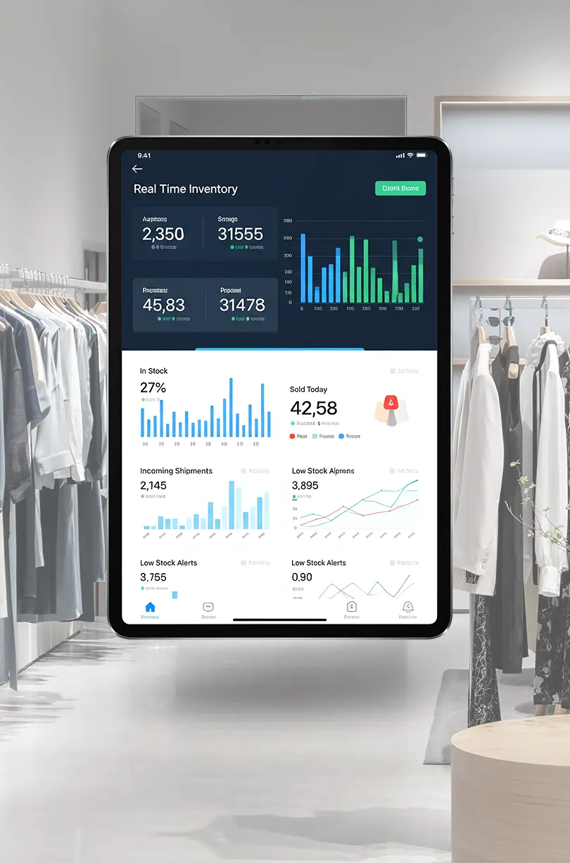 Apparel Store POS Software Real Time Inventory