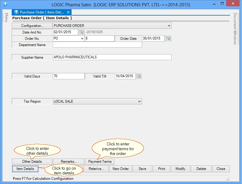 Logic Pharma User Guide