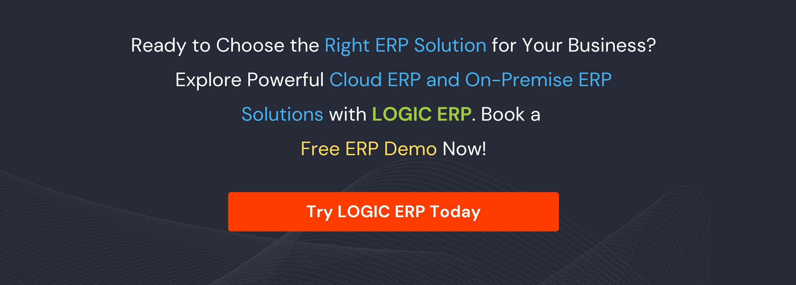 Book a Free Demo of LOGIC ERP Software Now!
