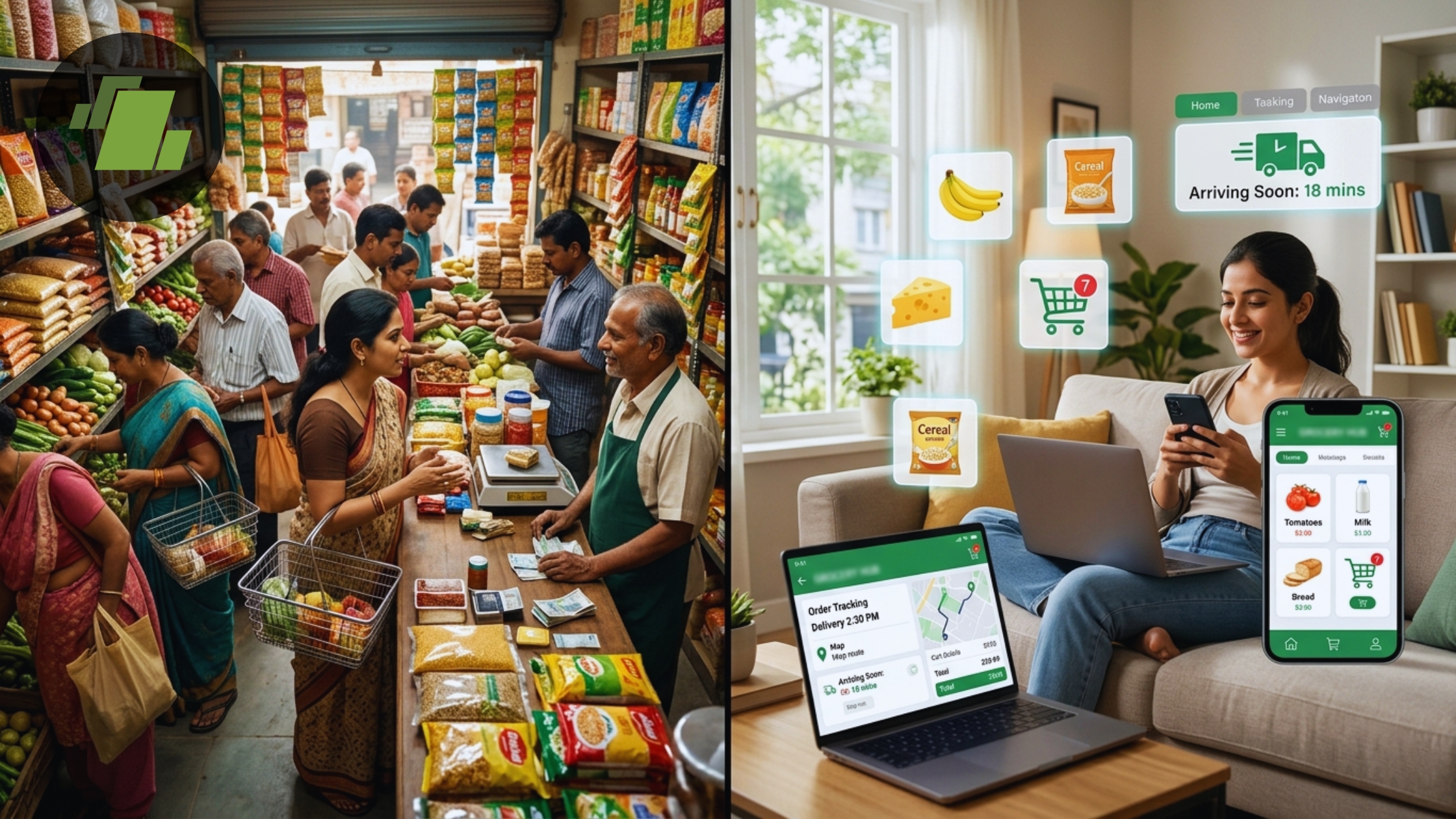 Changing Culture of Grocery Shopping with Online Grocery System