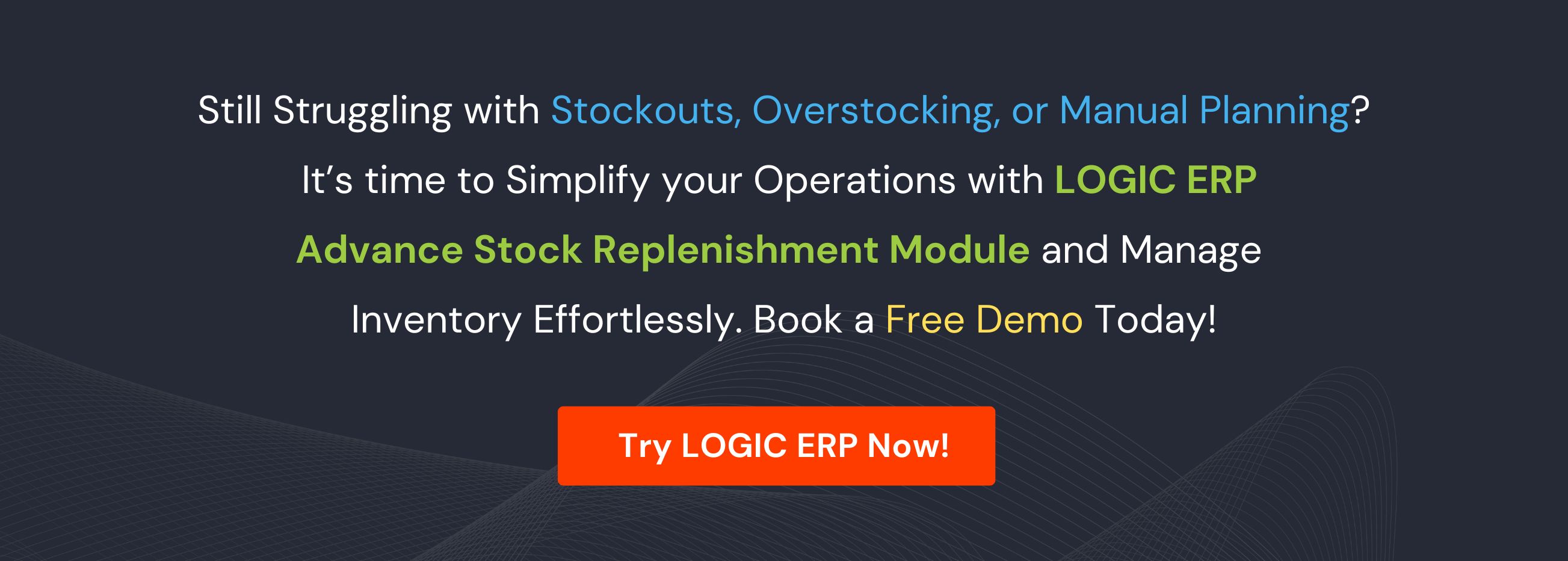 Book a Free Demo of LOGIC ERP Software Now!