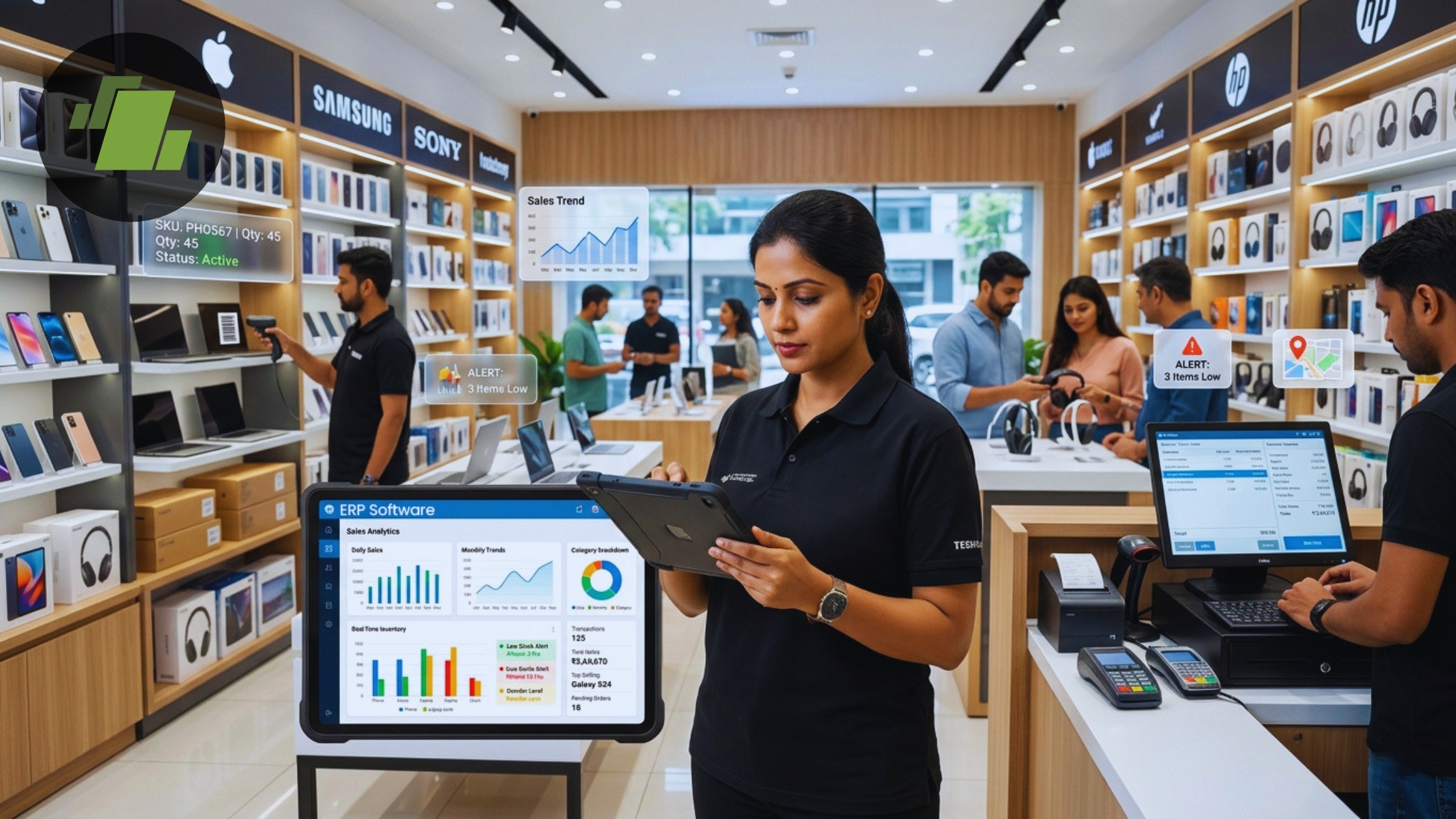 Why use ERP Software in Mobiles & Electronic Store Business?