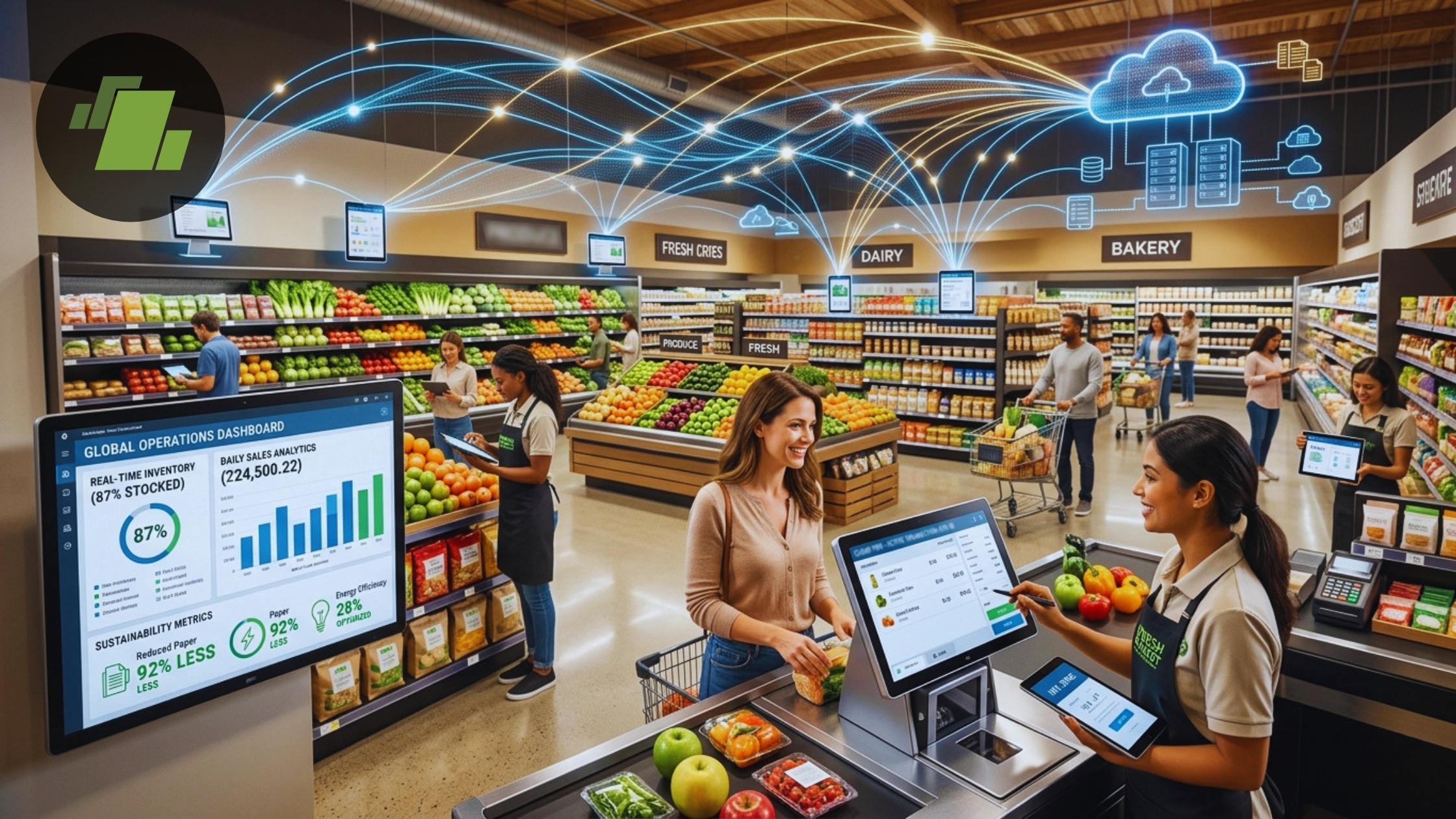 Ensure Sustainability & Better Store Management with Logic ERP Cloud-Based POS System