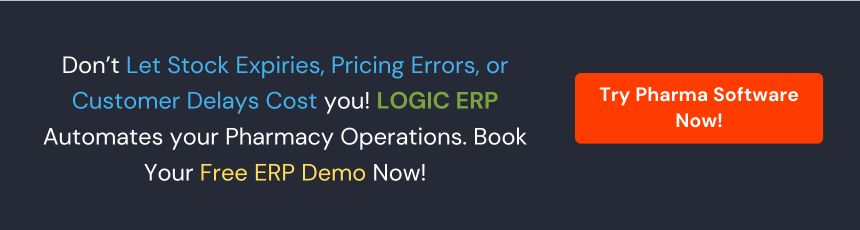 Book Demo of LOGIC ERP Pharmacy Software Now!