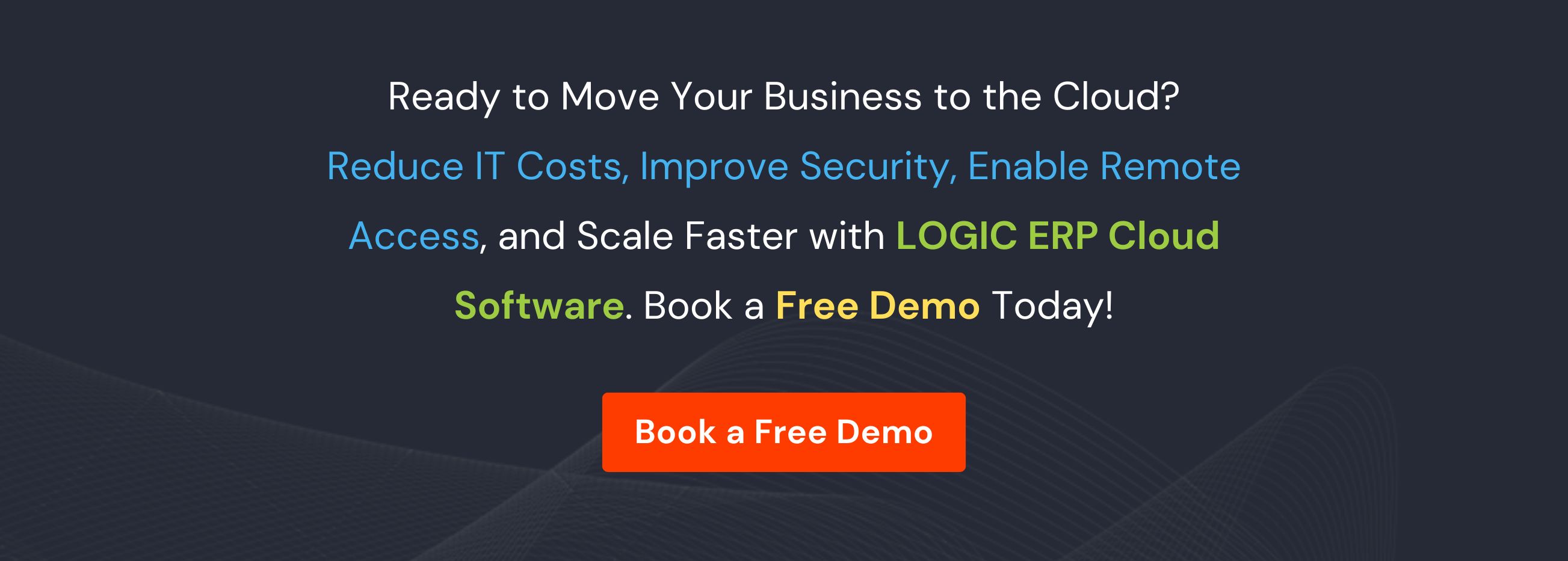 Book a Free Demo of LOGIC ERP Software Now!