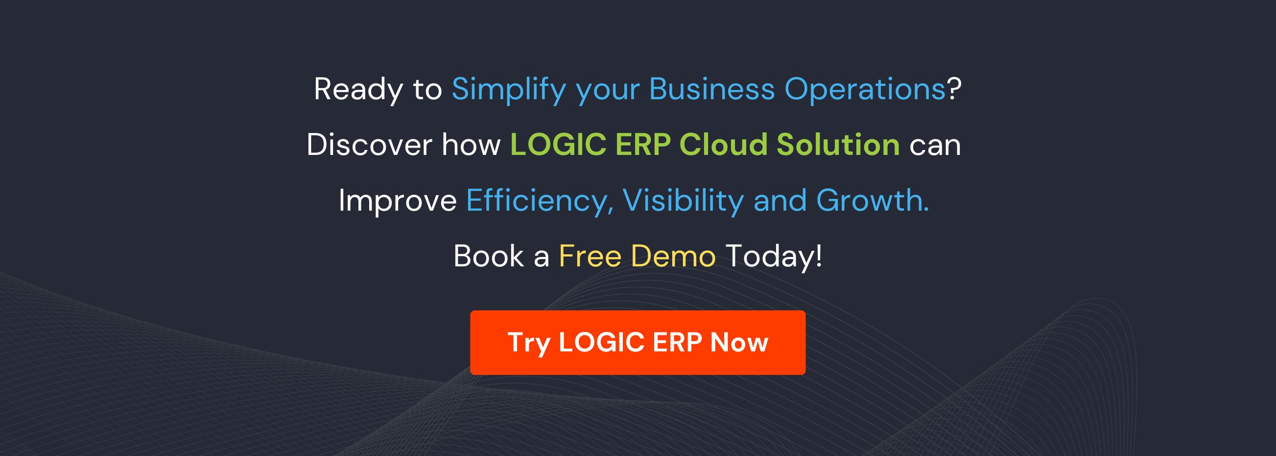 Book a Free Demo of LOGIC ERP Cloud Software Now!