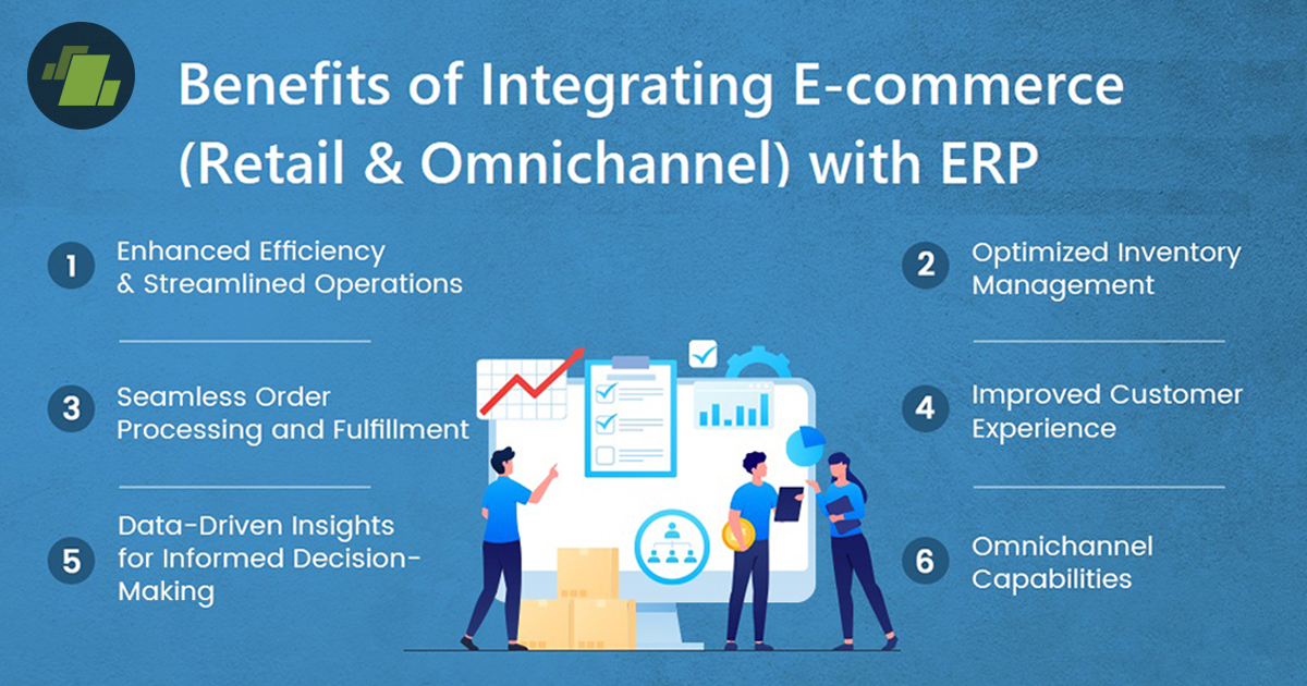 How integrating ERP with E-commerce (Retail & Omnichannel) can improve Businesses