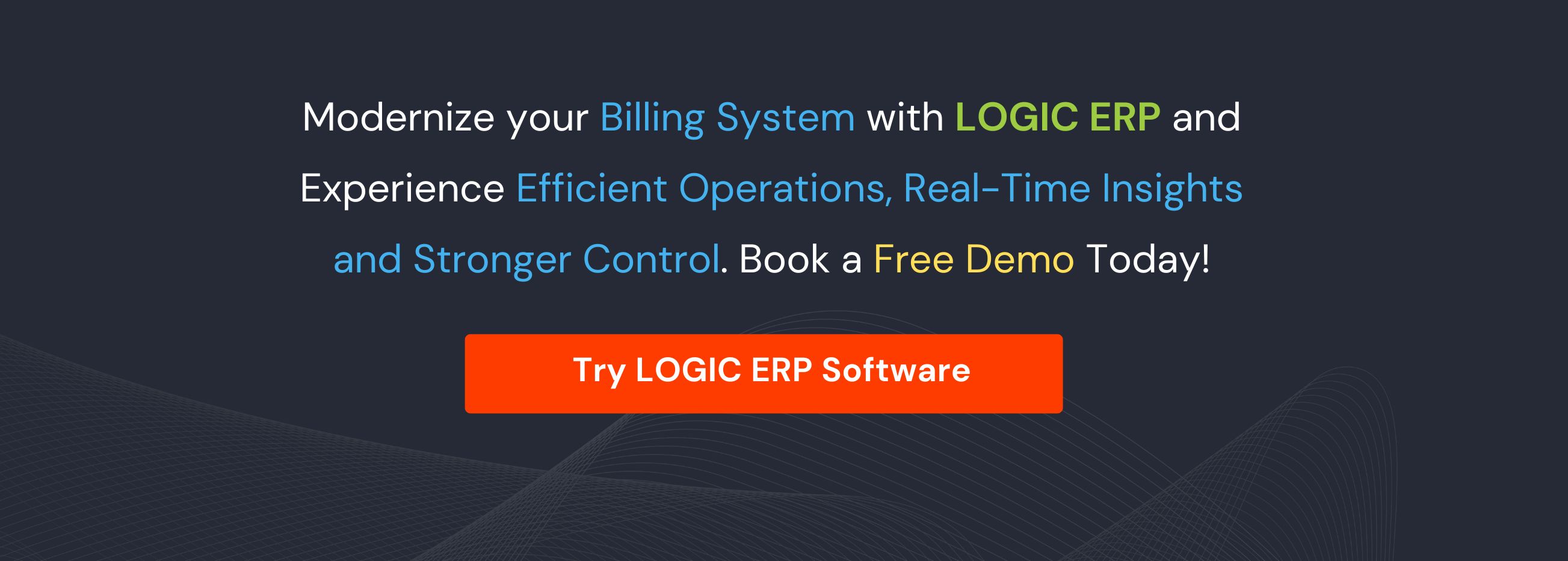 Book A Free Demo of LOGIC ERP Software Now!