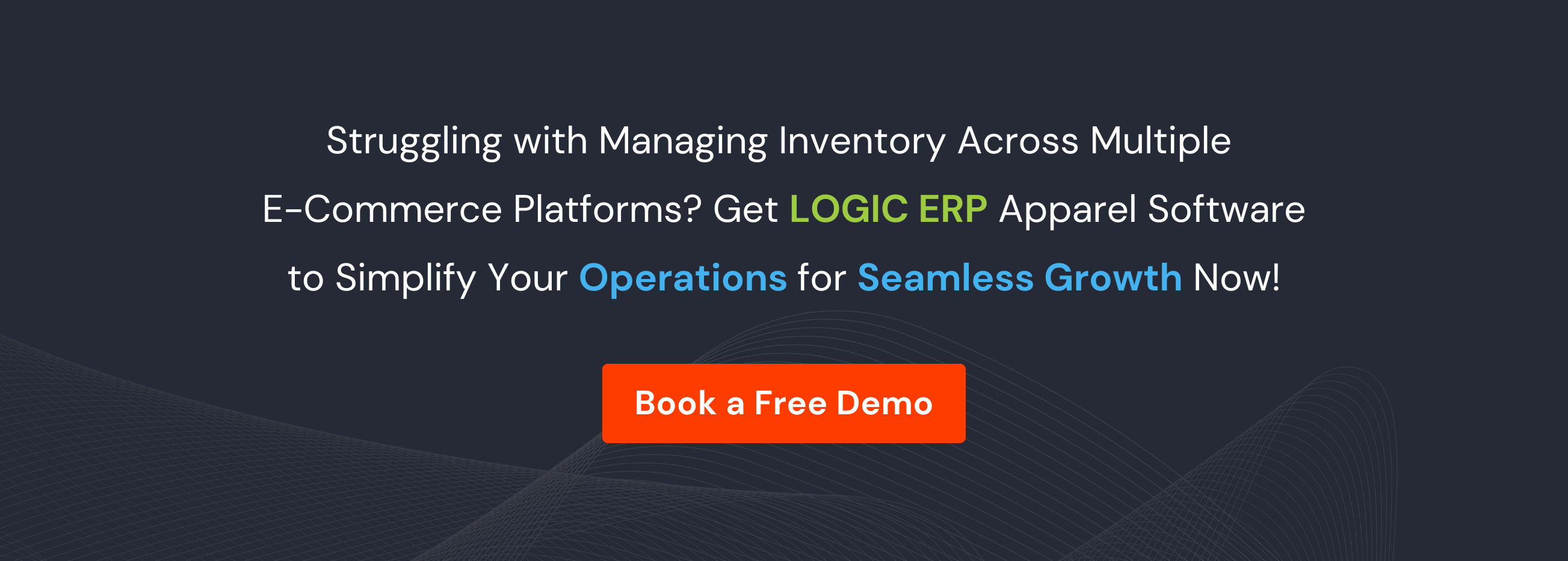 Book Demo of LOGIC ERP Apparel Software Now!