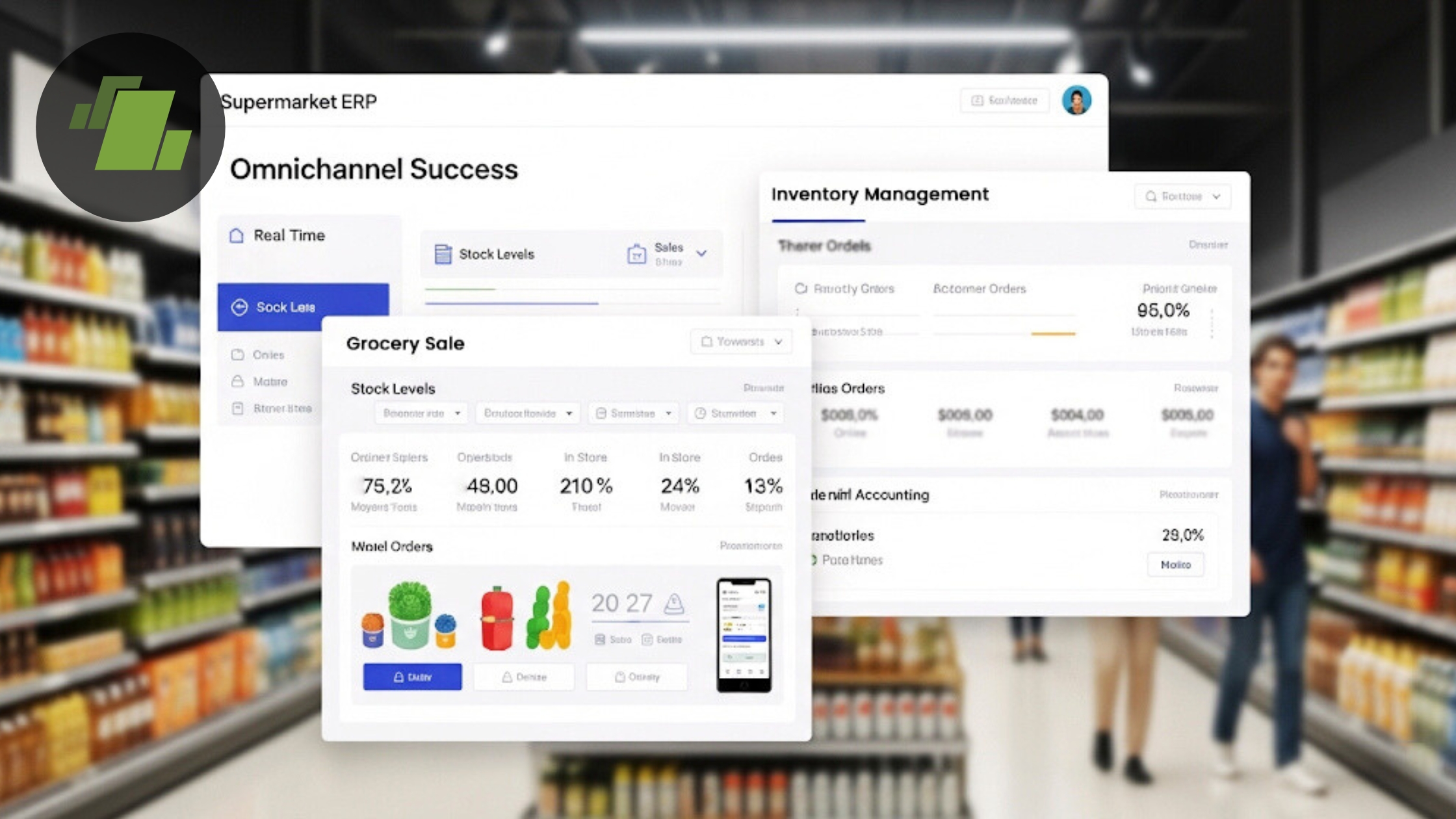 Supermarket ERP Software for Omnichannel Success: Real-Time Inventory & Accounting