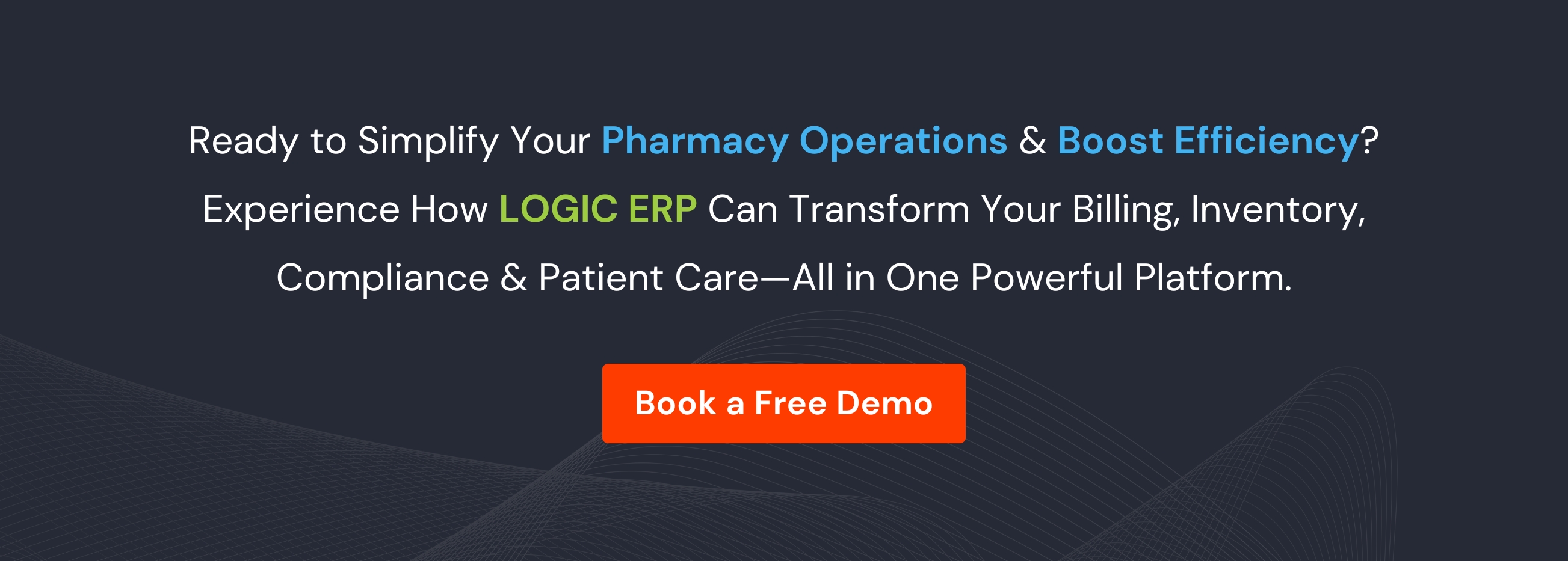 Book Demo of LOGIC ERP Pharma Software Now!