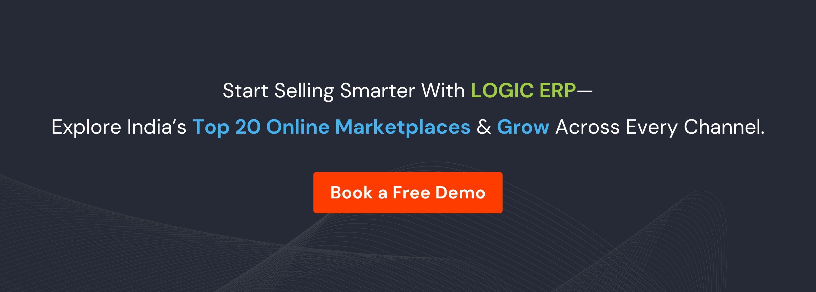 Book Demo of LOGIC ERP Software Now!
