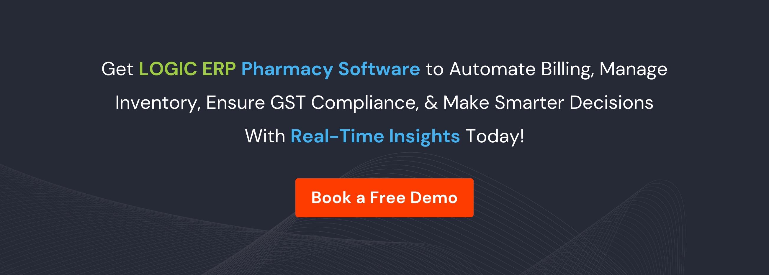 Book Demo of LOGIC ERP Pharmacy Retail Software Now!