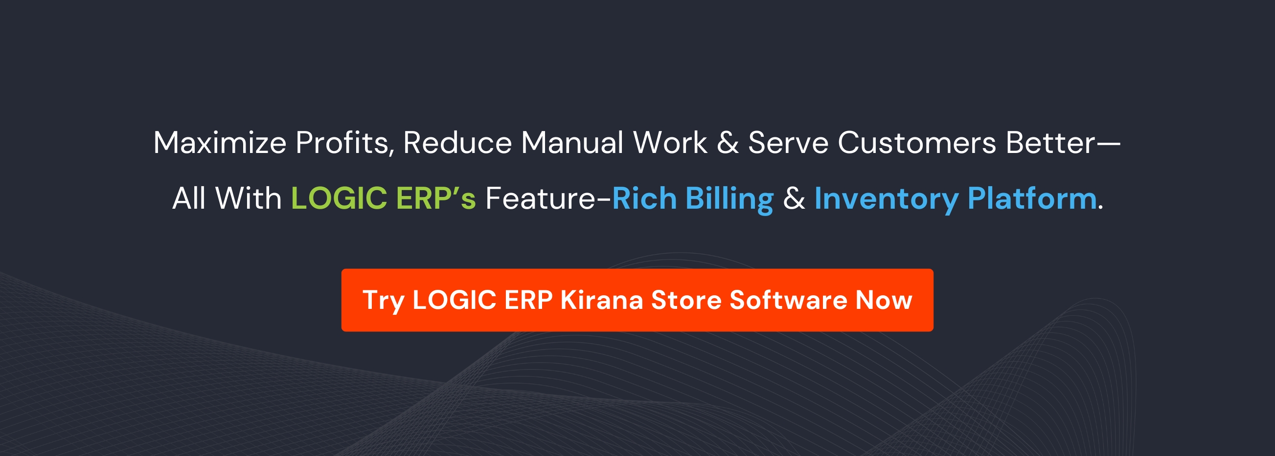 Book Demo of LOGIC ERP Kirana Retail Software Now!