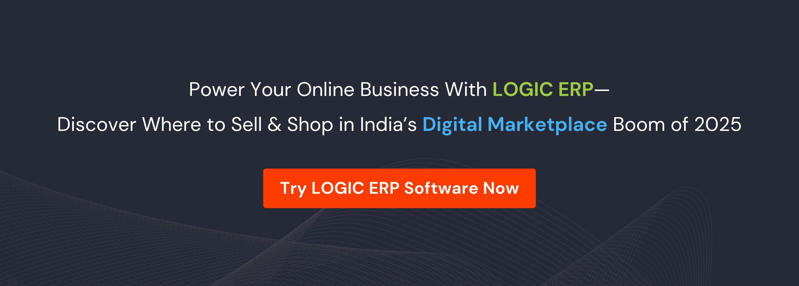 Book Demo of LOGIC ERP Software Now!