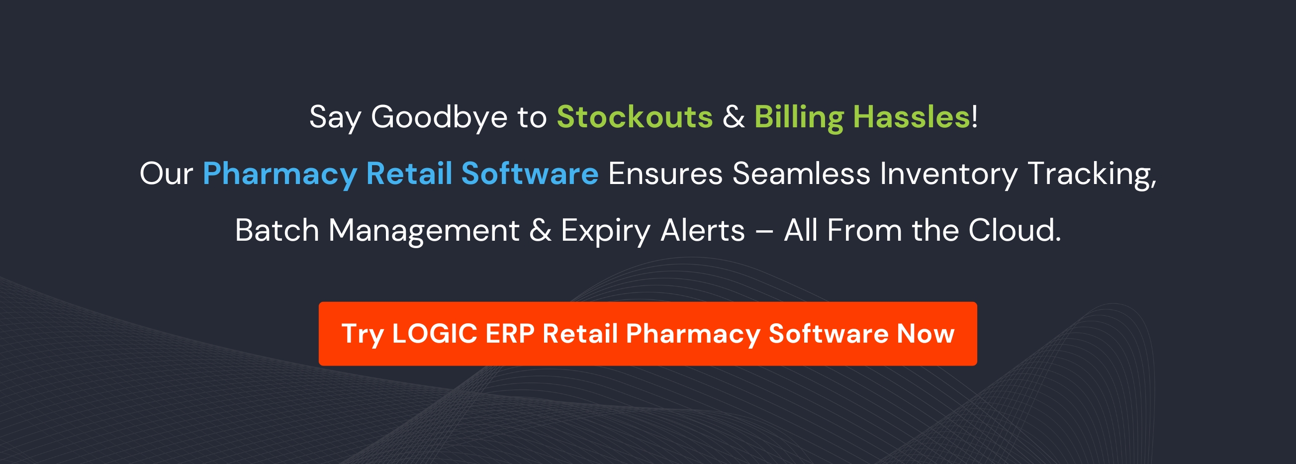 Book Demo of LOGIC ERP Pharmacy Retail Software Now!