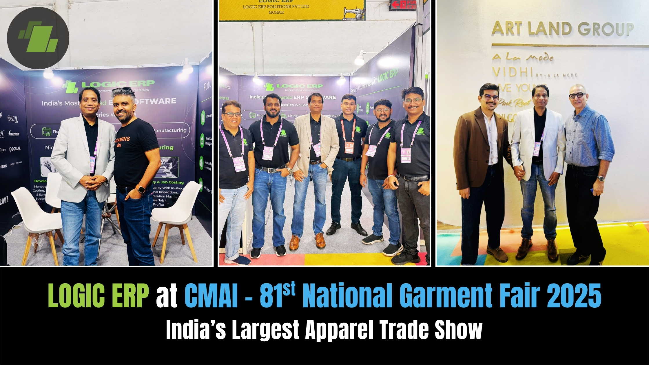 LOGIC ERP at 81st National Garment Fair 2025 Organized by CMAI