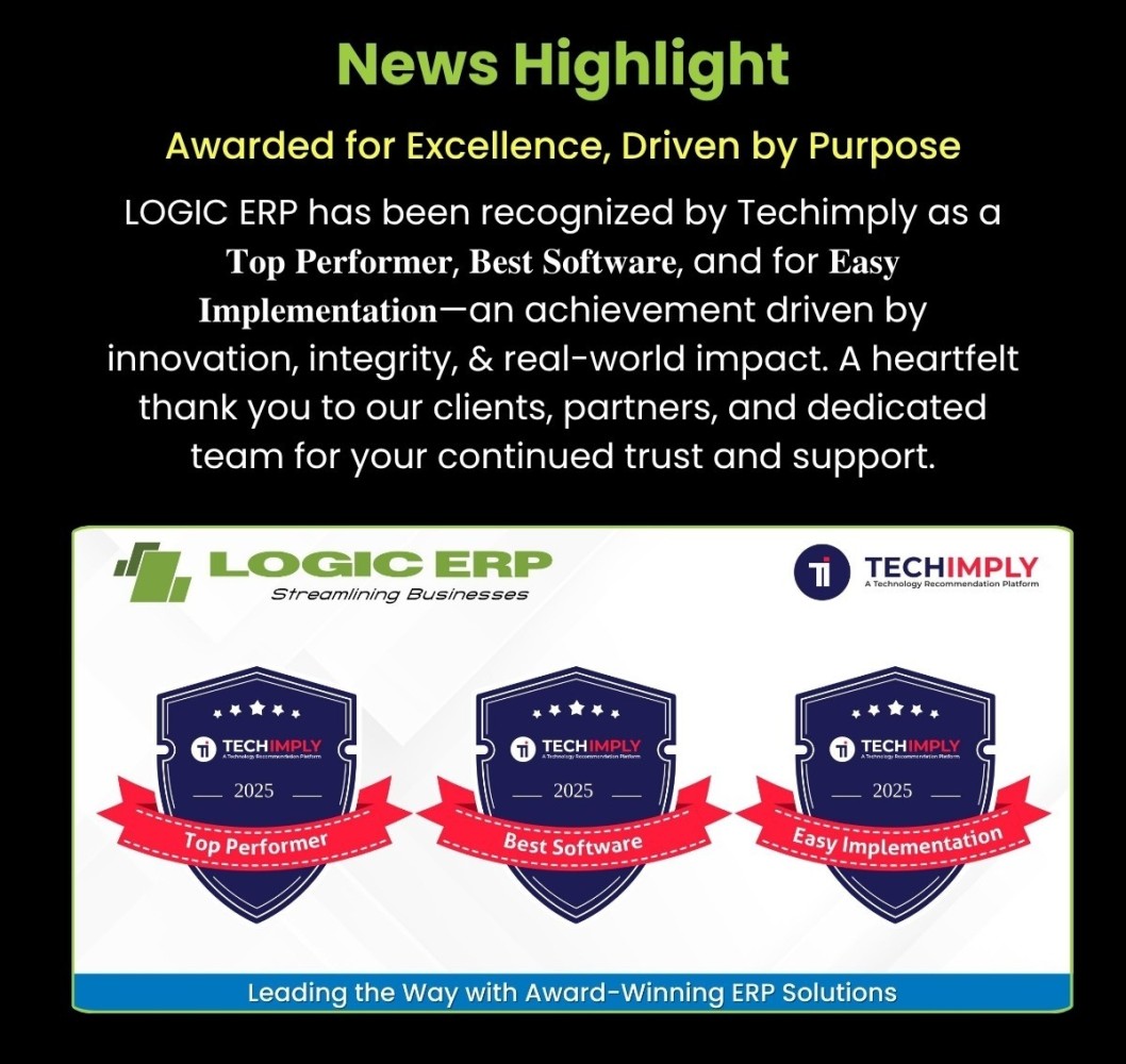 LOGIC ERP Honored for Raising the Bar!