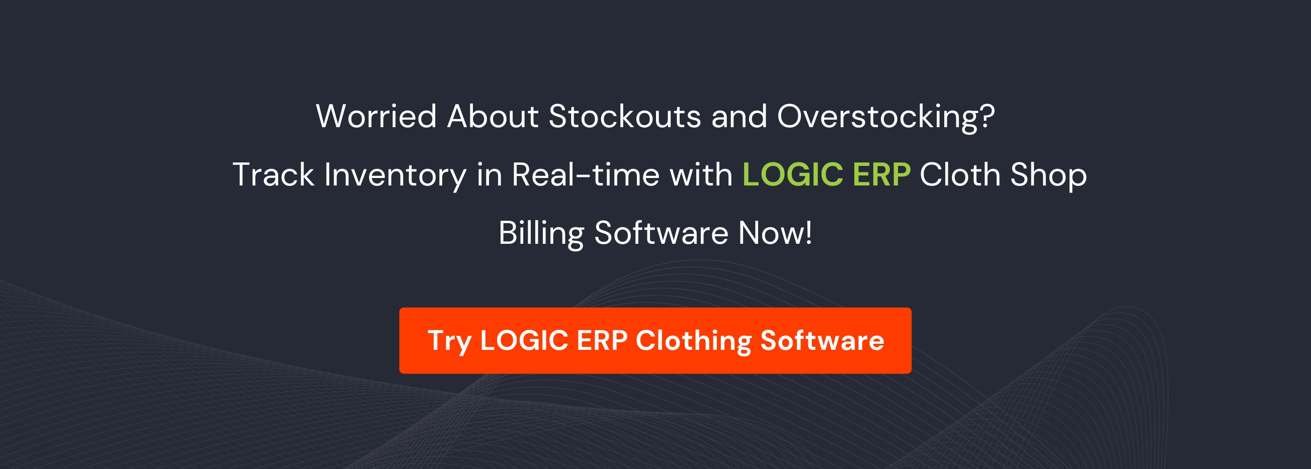 Book Demo of LOGIC ERP Clothing Billing Software Now!
