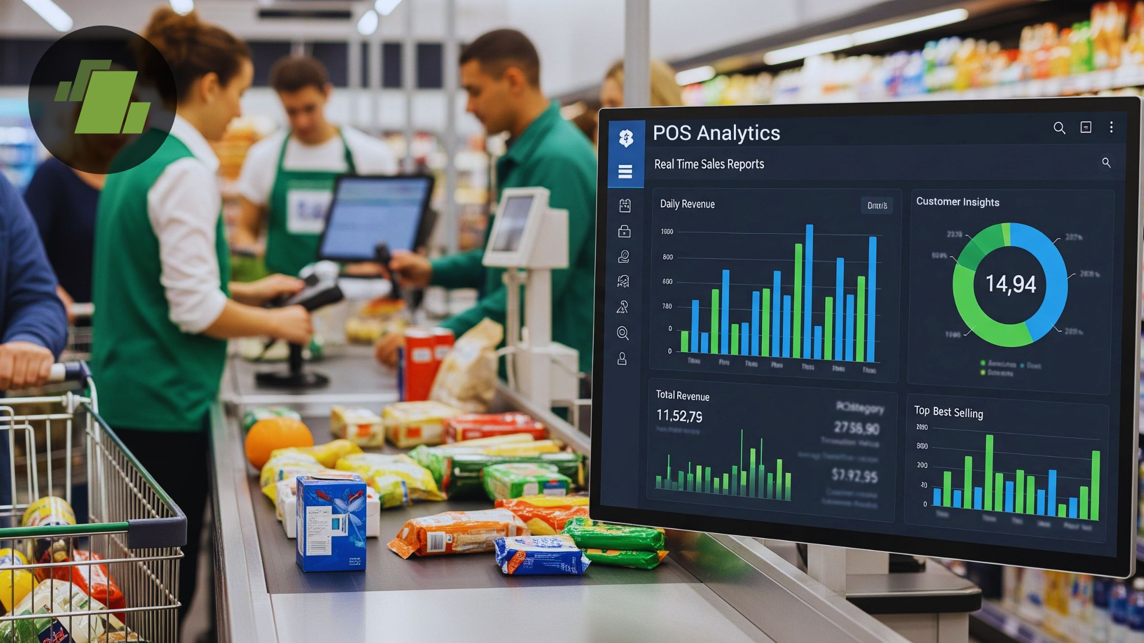 How Supermarket POS Software Analytics Helps Track Top-Selling Products