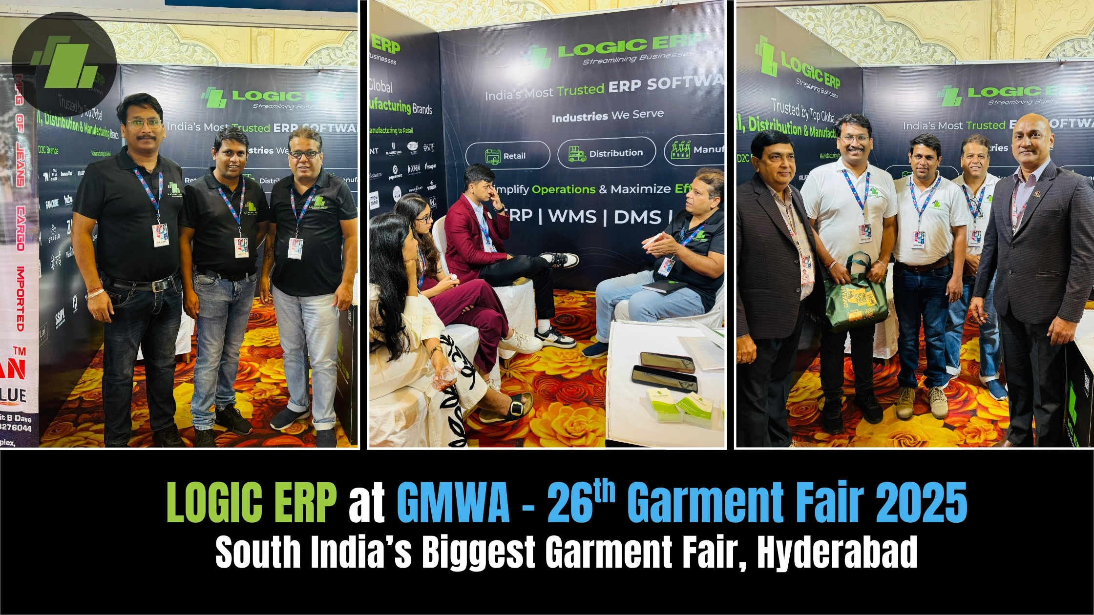 LOGIC ERP at 26th GMWA Fair | South India’s Biggest Garment Fair 2025 at Hyderabad