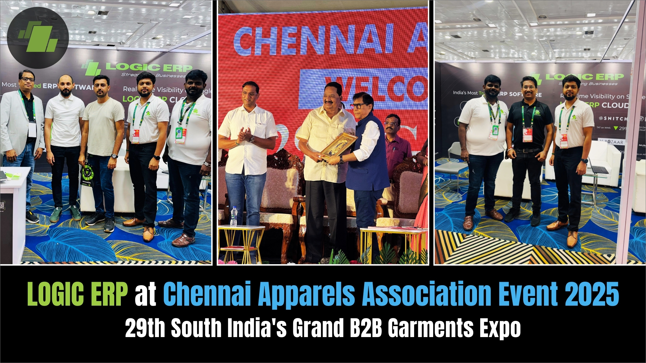 LOGIC ERP participated in CAA | Chennai Apparels Association | 29th South India's Grand B2B Garments Expo 2025