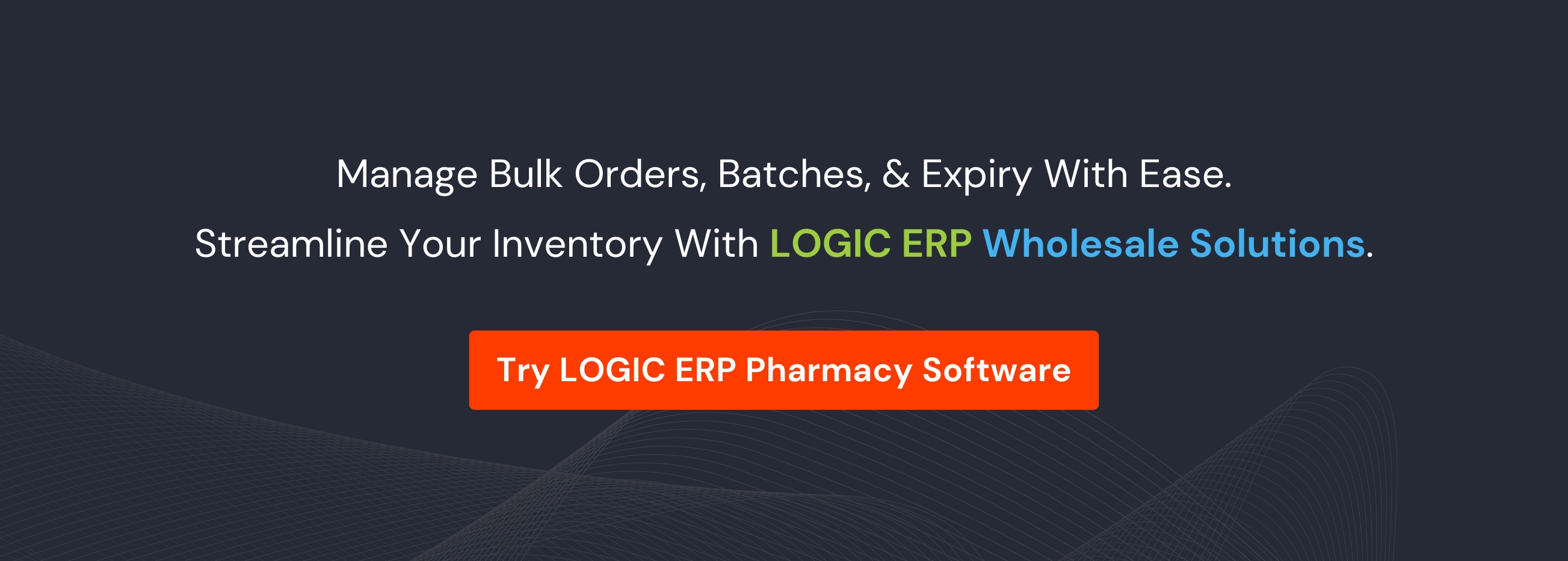 Book Demo of LOGIC ERP Pharmacy Software Now!