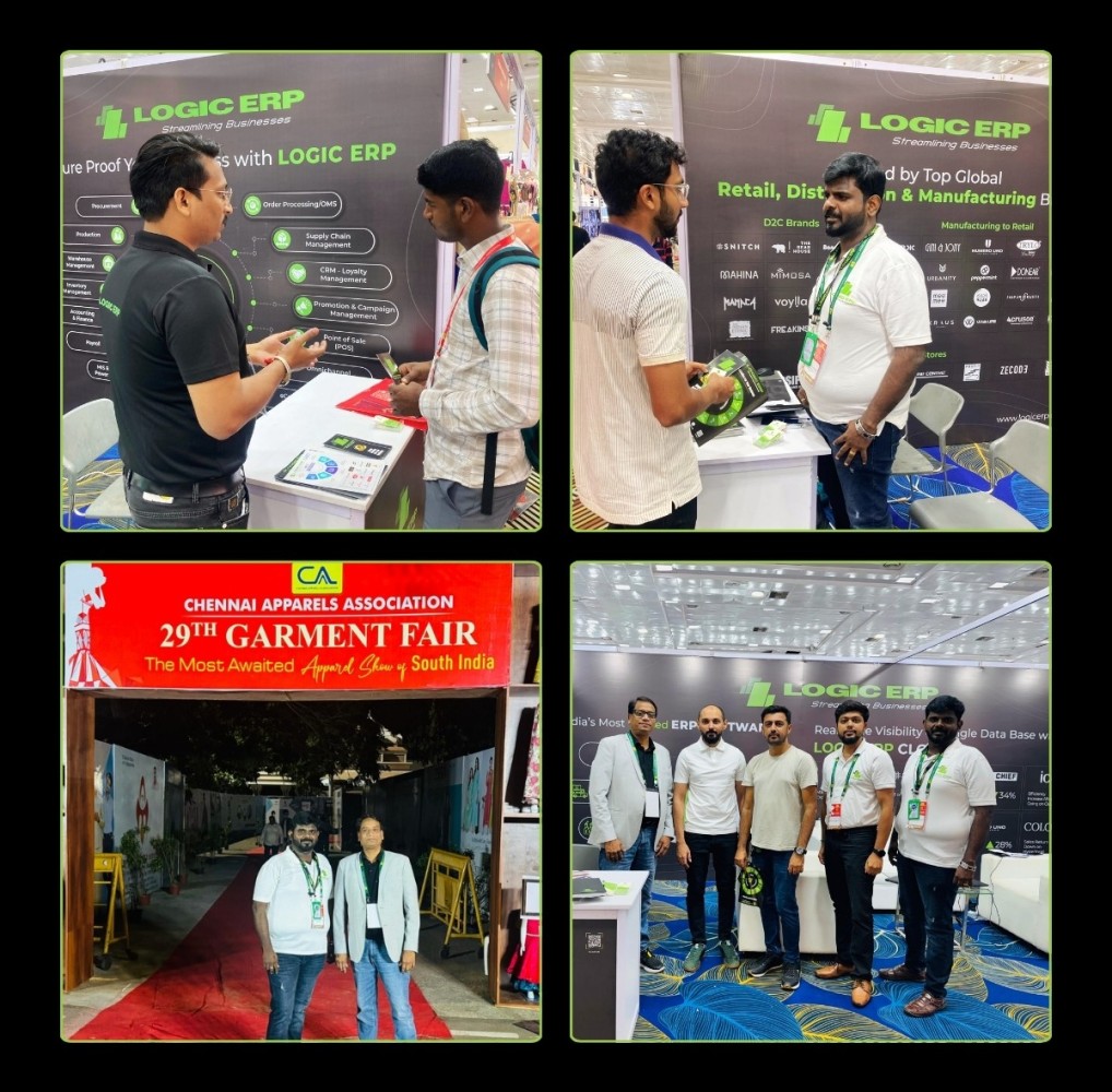 LOGIC ERP at Chennai Apparel Association - 29th South India's Grand Garments B2B Expo 2025