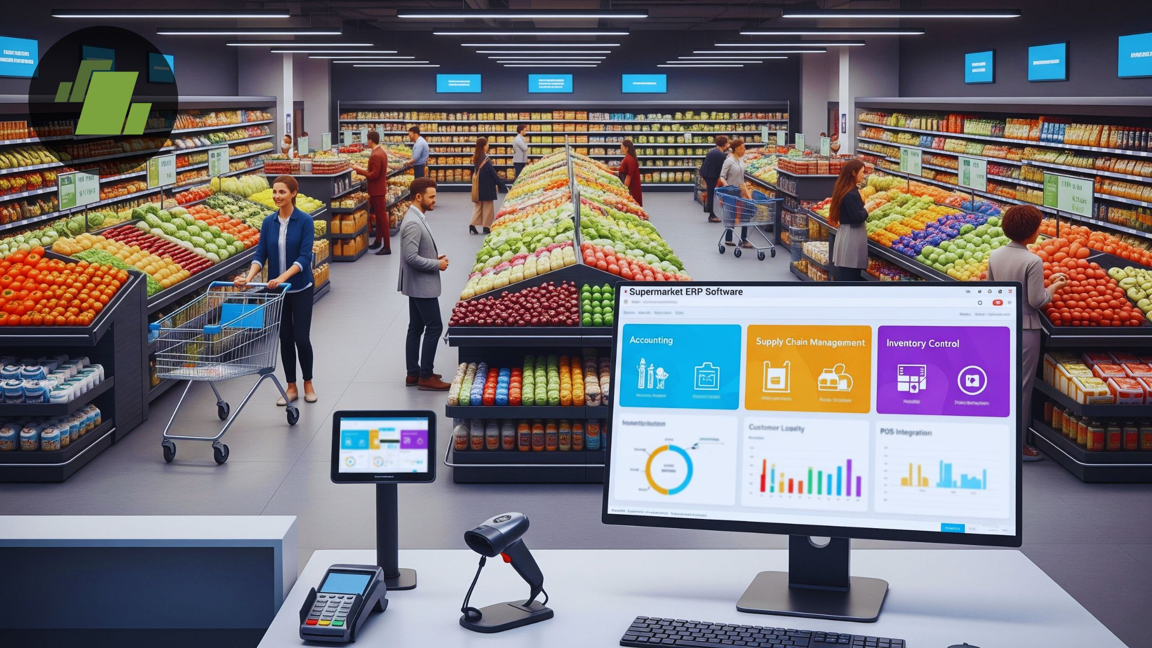 Supermarket ERP Software: Managing Inventory, Sales and Staff in One Platform