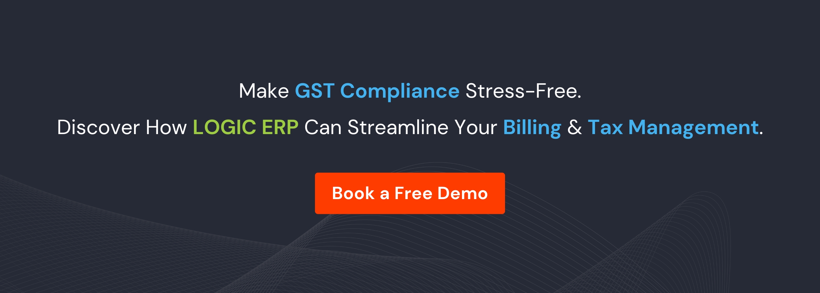 Book Demo of LOGIC ERP Software Now!