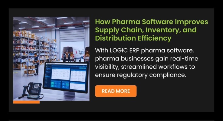 How Pharma Software Improves Supply Chain, Inventory, and Distribution Efficiency