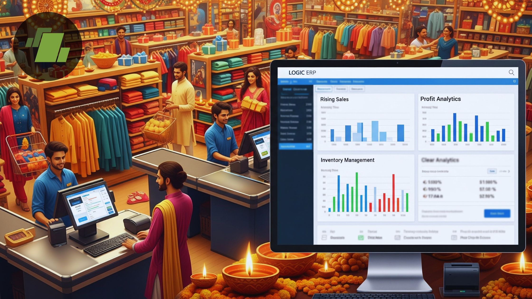 Diwali Retail Sales 2025: Boost Festive Season Profits with LOGIC ERP