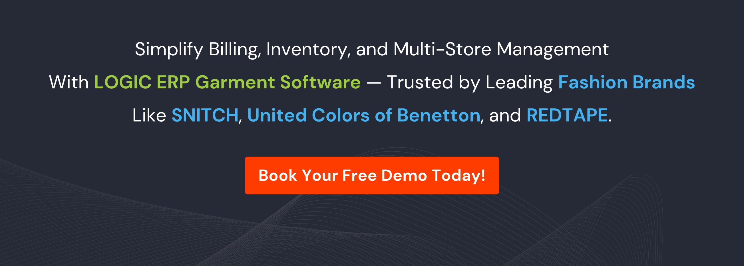Book Demo of LOGIC ERP Apparel & Garment Retail Software Now!