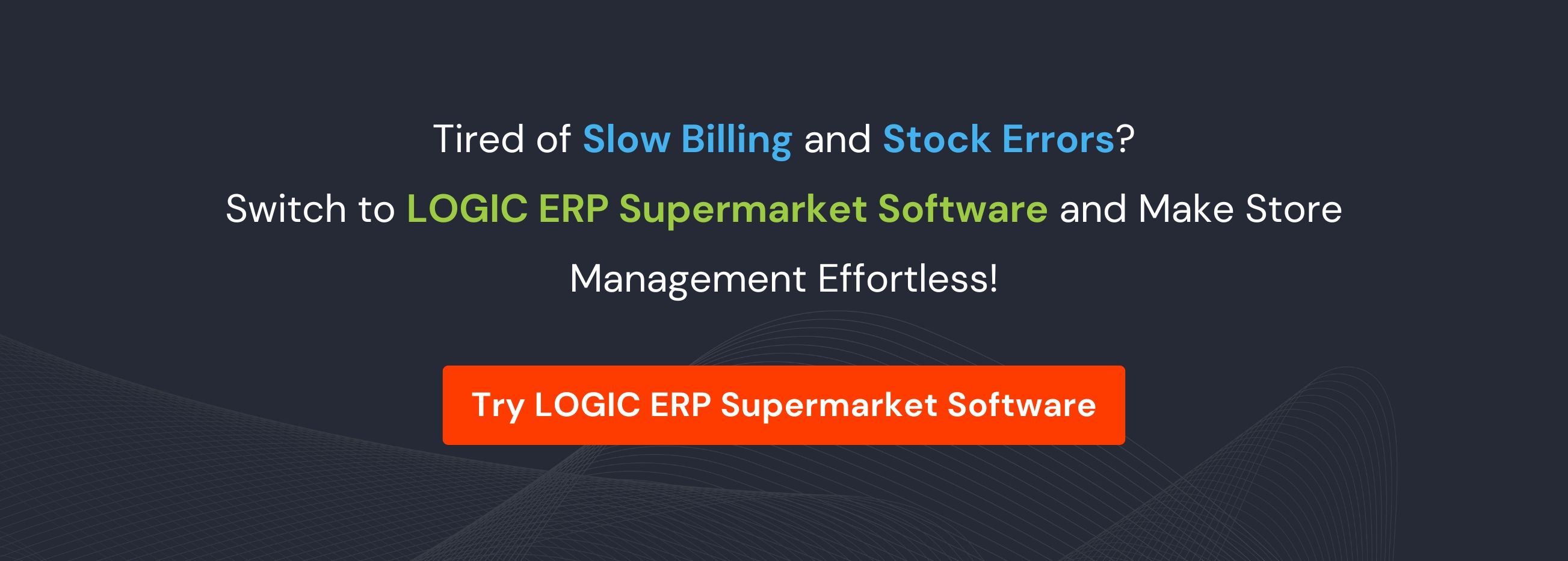 Book Demo of LOGIC ERP Supermarket Software Now!