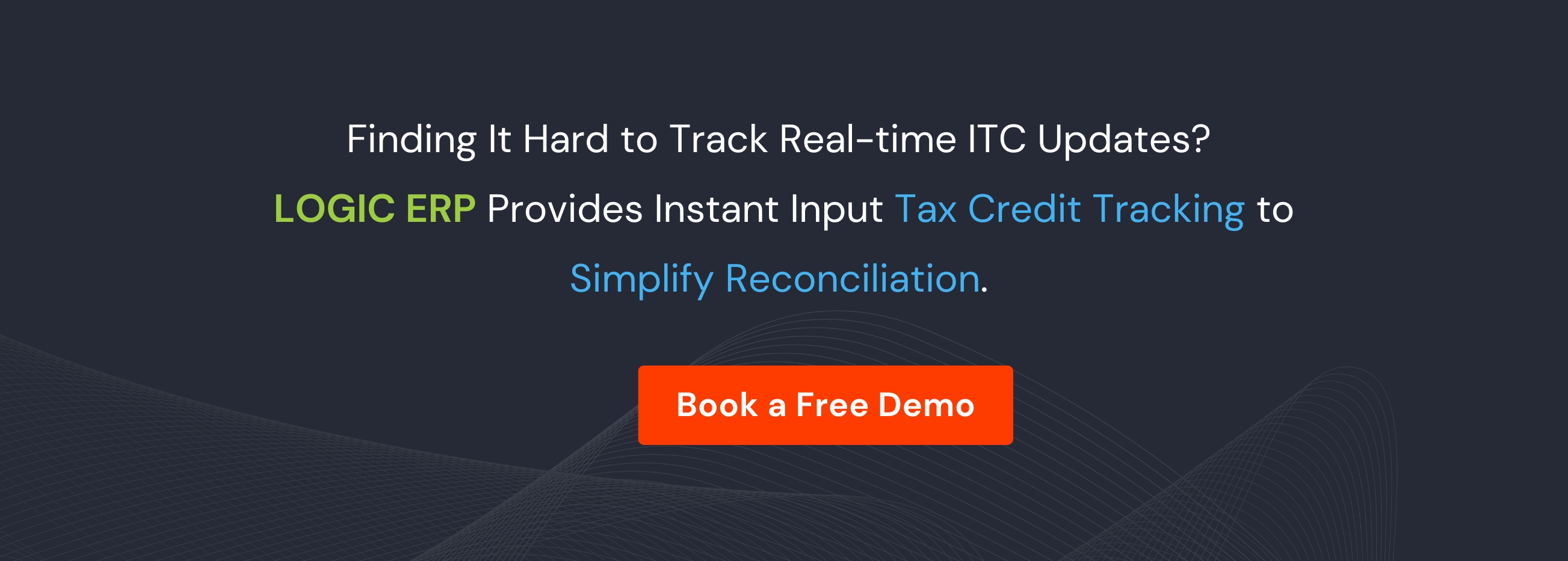 Book Demo of LOGIC ERP GST Software Now!