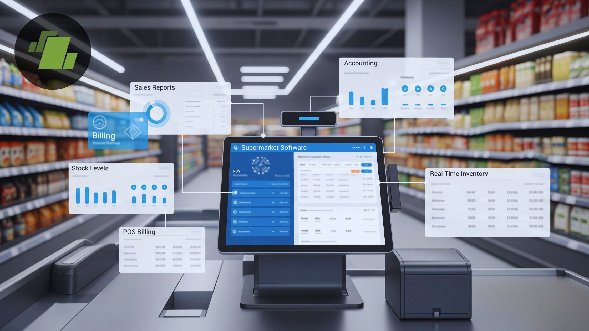 Why Supermarkets Need an Integrated POS + Inventory + Accounting System