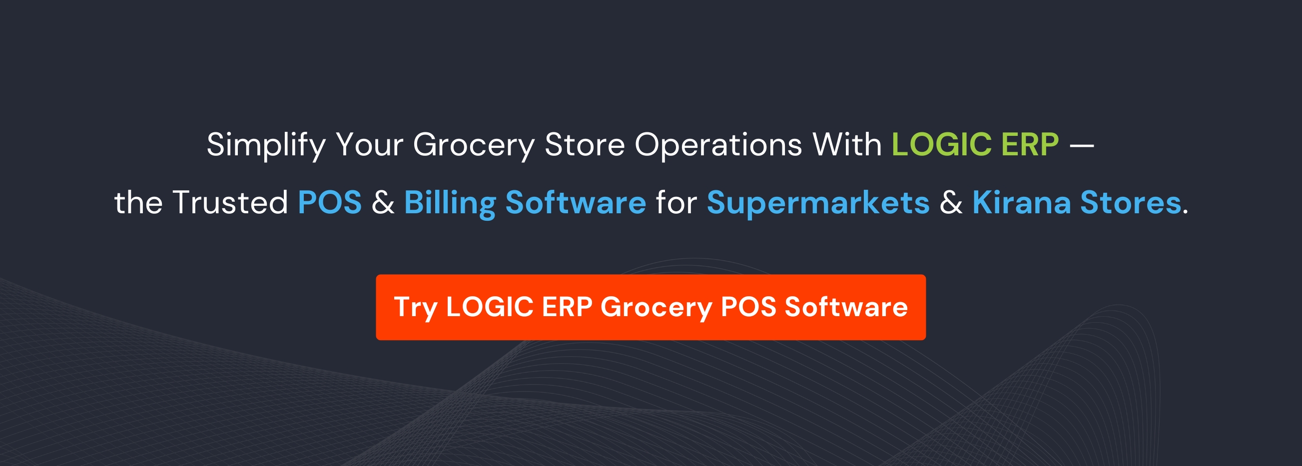 Book Demo of LOGIC ERP Grocery POS Software Now!