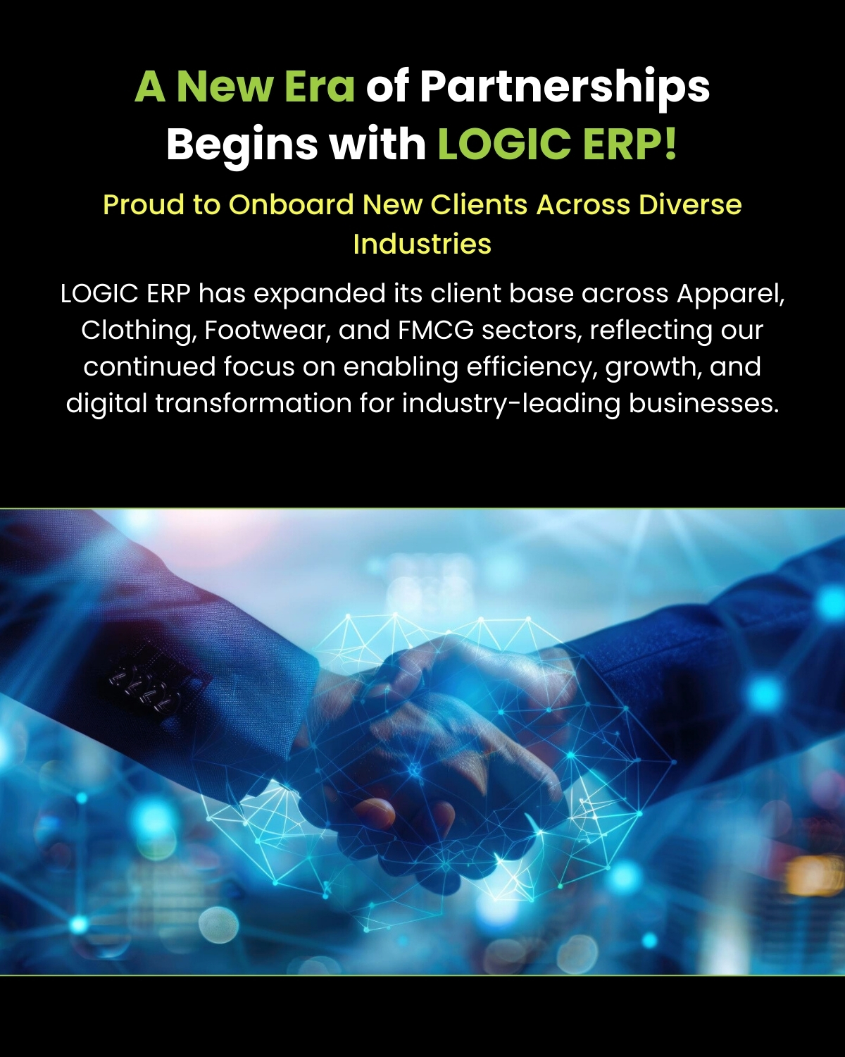New Clients, New Era with LOGIC ERP!