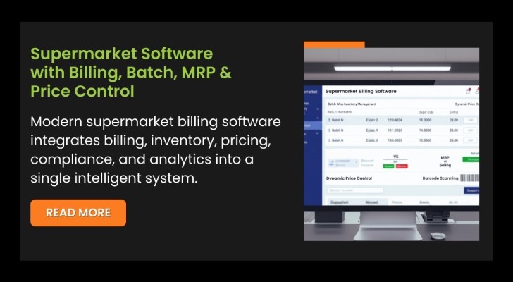 Supermarket Software with Billing, Batch, MRP & Price Control