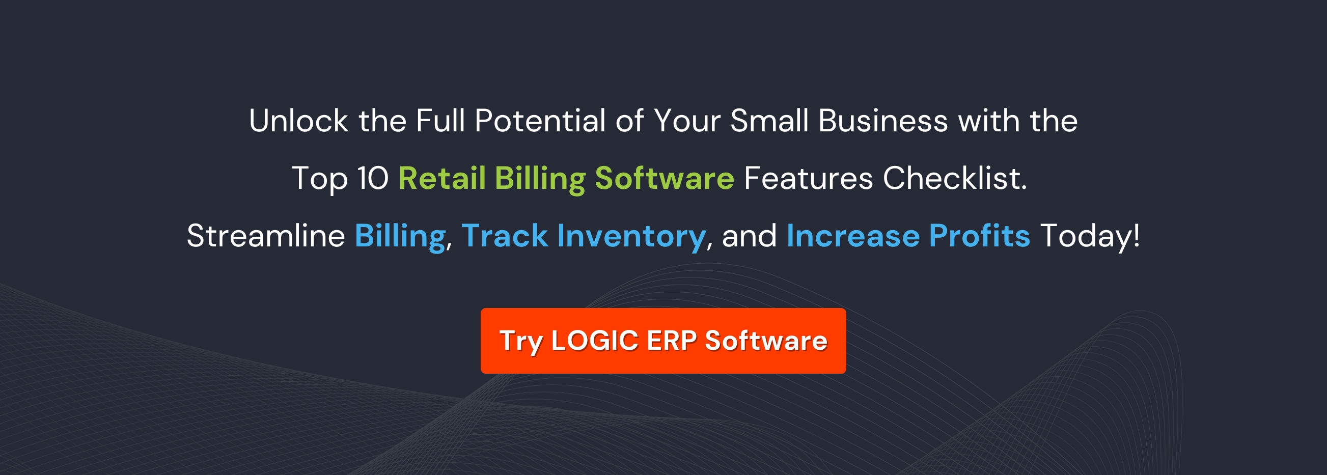 Book a Free Demo of LOGIC ERP Retail Billing Software Now!